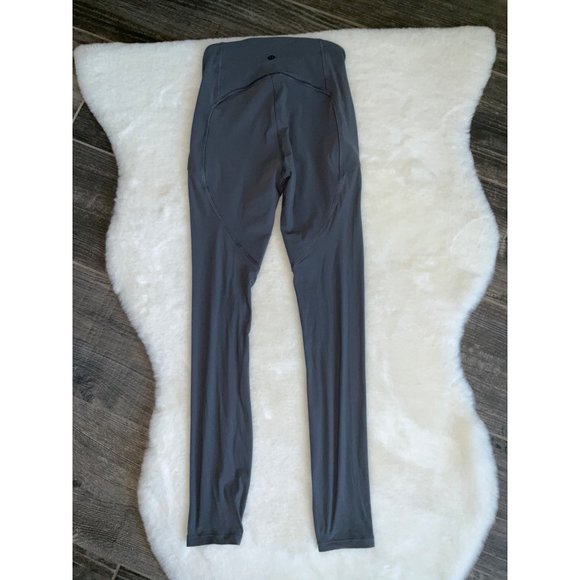 Lululemon Lab Nulux and Mesh High-Rise Tight 25" Anchor Grey size 2 - Picture 3 of 6